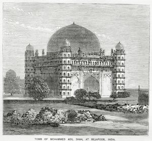 Gol Gumbaz, grav af Mohammed Adil Shah II, bygget i 1659 af American School