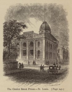 Gratiot Street Prison, St. Louis (gravering) af American School