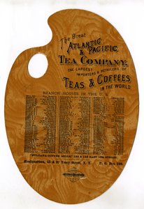 The Great Atlantic & Pacific Tea Company, de største importører og forhandlere af te og kaffe i verden, (udstanset trykt træpalet) af American School