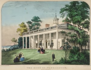 Washingtons hjem, Mount Vernon, Virginia af American School