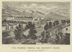 Mormontemplet og profeternes blok af American School