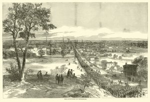 Besættelsen af Petersborg, april 1865 af American School