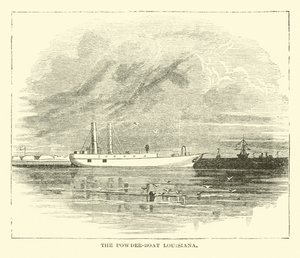 Pulverbåden Louisiana, december 1864 af American School