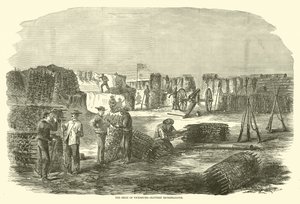 The Siege of Vicksburg, Battery Hickenlooper, juni 1863 af American School