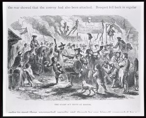 Stamp Act Riots at Boston, 25. august 1765, fra "Youth