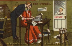 The Typist - en skrivemaskine sparer tid og gør arbejdet til en fornøjelse af American School