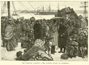 The Western Gateway, landingspladsen i Liverpool af American School