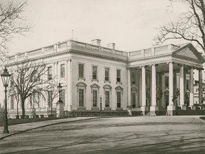 Det Hvide Hus, Washington DC (fotogravure) af American School
