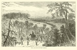 Fremrykningen mod Port Gibson, april 1863 af American School