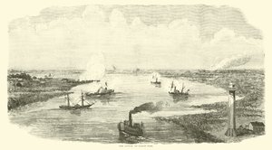 Angrebet på Sabine Pass, november 1863 af American School