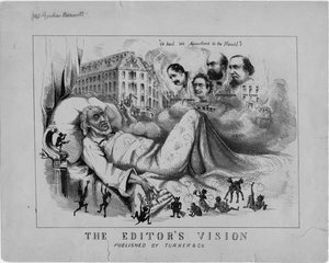 Redaktørens vision, udgivet af Turner & Co., 1800-tallet af American School