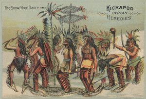 Sneskodansen (chromolitho) af American School