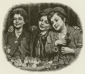 Tough Customers, fra maleriet af J G Brown