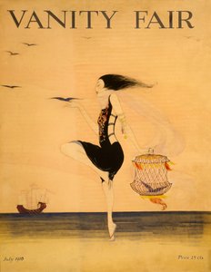 Vanity Fair forside, juli 1916. af American School