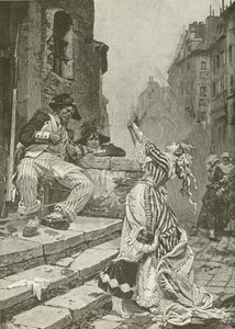 Ofre for den franske revolution, malet af Paul Svedonesky af American School