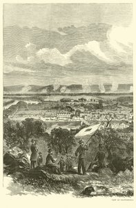 Udsigt over Chattanooga og den føderale lejr, november 1863 af American School