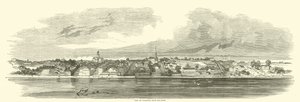 Udsigt over Vicksburg fra floden, juni 1862 af American School