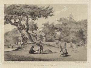 Landsby nær Napha, Lew Chew (Ryukyu-øerne) af American School