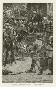 Waldemar Atterdag fyrer en svensk by af American School