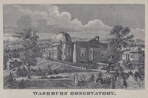 Washburn Observatory, Madison, Wisconsin, USA (litho) af American School