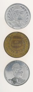 Verdens Columbian Exposition souvenirmedaljer af American School