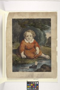 Young Navigator (håndfarvet litograf) af American School