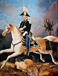 Zachary Taylor (farve litho) af American School