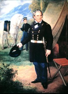 Zachary Taylor (farve litho) af American School