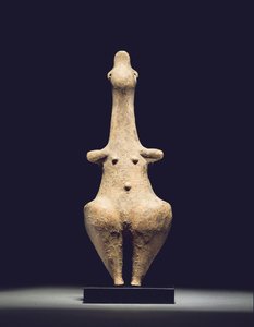 Steatopygot kvindelig idol, tidligt 1. årtusinde f.Kr af Amlash Culture