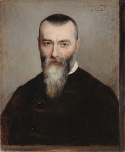 Portræt af Alphonse Karr 1808-1890, 1865. af Amélie Burdin
