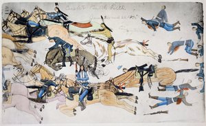 Slaget ved Little Bighorn, Montana, USA, 25-26 juni 1876 c1900