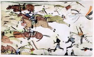 Slaget ved Little Big Horn, Montana, USA, 25-26 juni 1876, c1900