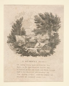 En sommerscene (med vers)