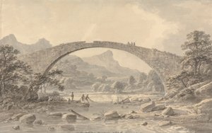 Pont Newydd nær Dolgelly af Amos Green