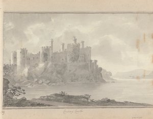 Udsigt i England, Skotland og Wales: Conway Castle af Amos Green