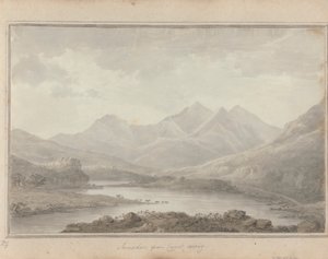 Udsigt i England, Skotland og Wales: Snowdon, fra Capel Cerrig af Amos Green