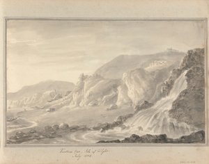 Udsigt i England, Skotland og Wales: Ventnor Cove, Isle of Wight, juli 1804
