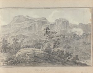Udsigter i England, Skotland og Wales: Watenlath, 30. august 1802 af Amos Green