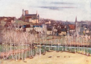 Le Grand Pressigny (farvelitografi)