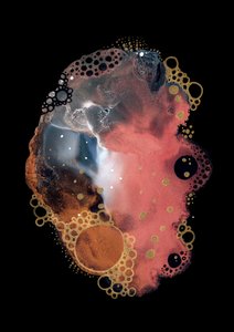 Kosmiske guldbobler af Amy Louise Baker