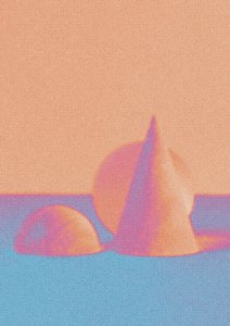 Drømmende geometriske former af Amy Louise Baker