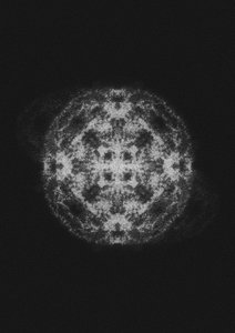 Lysende abstrakt kugle