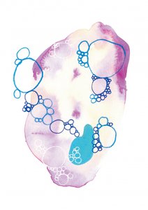 Bløde, abstrakte bobler af Amy Louise Baker