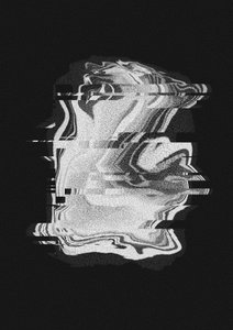 Vaporwave-glitch-bust af Amy Louise Baker