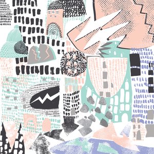 Krig, 2015 (digital collage) af Amy Louise Evans