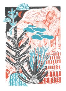 We Build, 2015 (serigrafi) af Amy Louise Evans