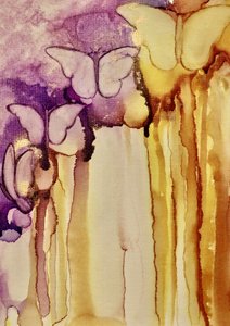 Flydende guld-sommerfugle af Amy Tieman