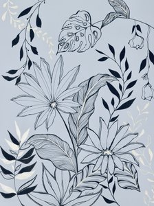 Fredfyldt tropisk bevoksning