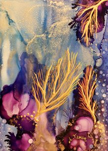 Levende gylden koral af Amy Tieman