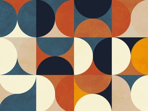 Geometri New12 Brun af Ana Rut Bre